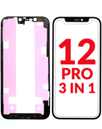 G+ OCA PRO 3-in-1 (Front Glass + Frame + OCA) for iPhone 12 Pro (Premium)