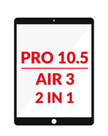 G+ OCA PRO 2-in-1 (Front Glass + OCA) for iPad Pro 10.5" (2017) / Air 3 (2019) (BLACK)