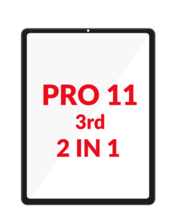 G+ OCA PRO 2-in-1 (Front Glass + OCA) for iPad Pro 11" (3rd Gen 2021) (BLACK)