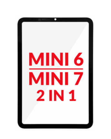 G+ OCA PRO 2-in-1 (Front Glass + OCA) for iPad Mini 6 (2021) / Mini 7 (2024, A17 Pro) (BLACK)