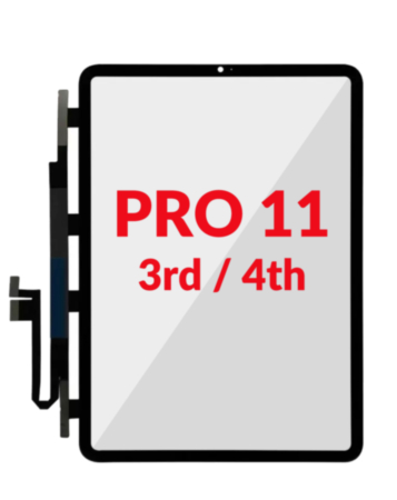 G+ OCA PRO Touch Screen Digitizer for iPad Pro 11" (3rd Gen 2021 / 4th Gen 2022) (BLACK) (Premium)