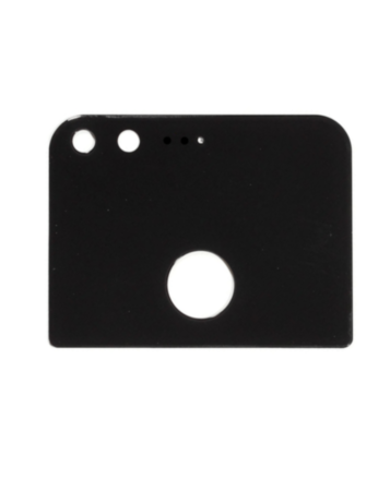 Back Glass with Adhesive for Google Pixel XL (BLACK)