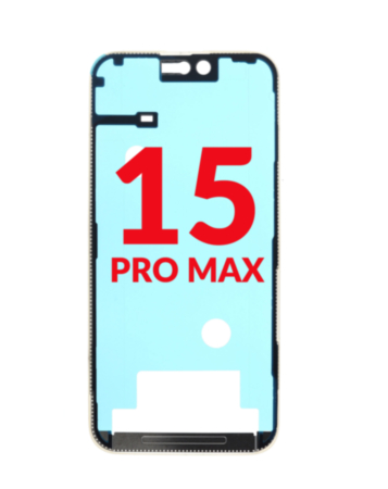 G+ OCA PRO Metal Frame for iPhone 15 Pro Max (Pack of 5)