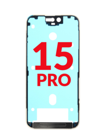G+ OCA PRO Metal Frame for iPhone 15 Pro (Premium) (Pack of 5)