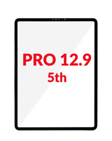 G+ OCA PRO Digitizer Glass for iPad Pro 12.9" (5th Gen 2021) (BLACK) (Premium)