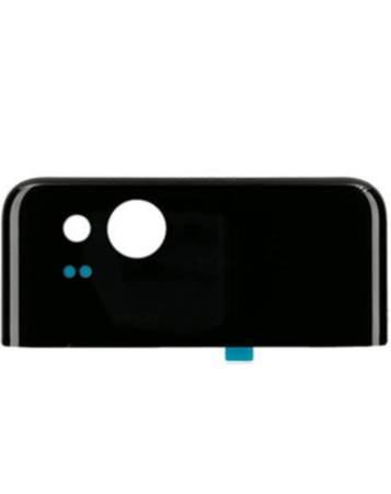 Back Glass with Adhesive for Google Pixel 2 (BLACK)