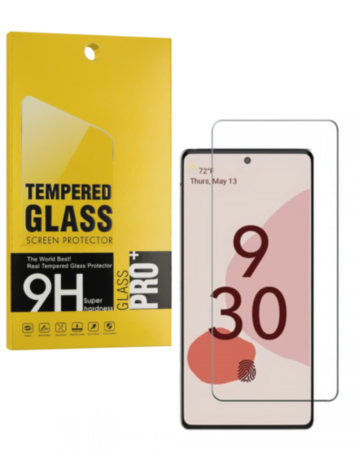 Clear Tempered Glass for Google Pixel 6A (Case Friendly / 2.5D / 1 Piece)