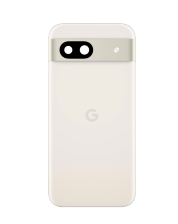 Back Cover for Google Pixel 8A (PORCELAIN) (Service Pack)