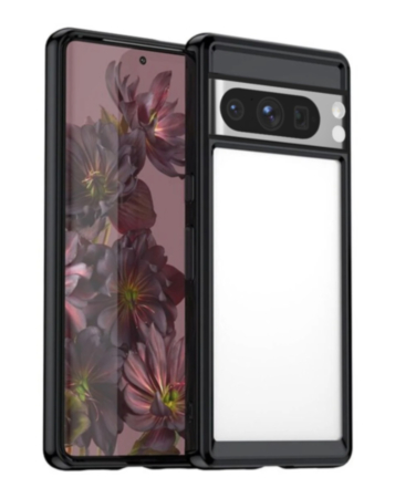 Google Pixel 8 Pro Hybrid Case with Air Cushion Technology - BLACK (Only Ground Shipping)