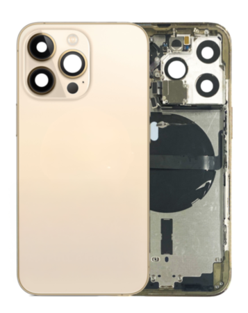 Housing Frame with Small Parts Pre-Installed for iPhone 13 Pro (GOLD) (International) (OEM Pull B Grade)