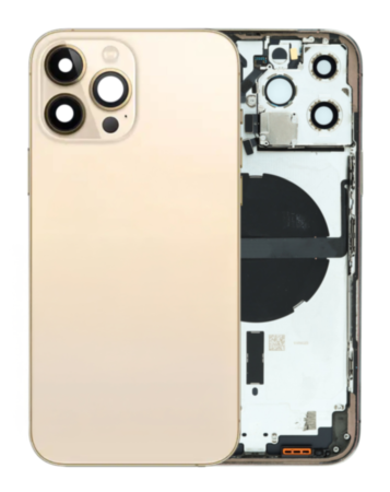 Housing Frame with Small Parts Pre-Installed for iPhone 13 Pro Max (GOLD) (International) (OEM Pull B Grade)