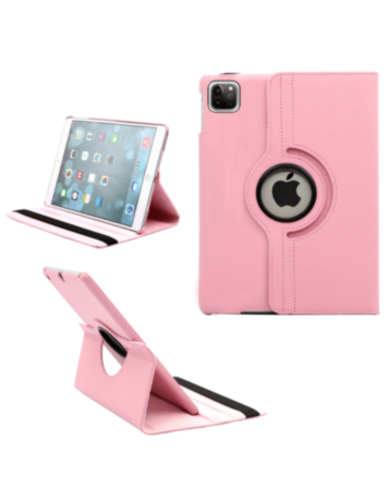 360 Degree Rotating Swivel Stand Case - LIGHT PINK for iPad Air 11 2024 / Pro 11 (1st / 2nd / 3rd / 4th) / Air 4 / Air 5 (Only Ground Shipping)