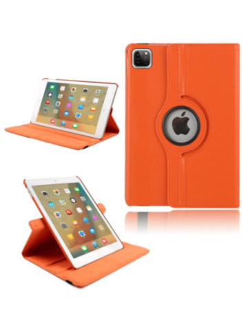 360 Degree Rotating Swivel Stand Case - ORANGE for iPad Air 11 2024 / Pro 11 (1st / 2nd / 3rd / 4th) / Air 4 / Air 5 (Only Ground Shipping)