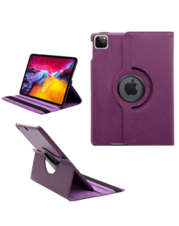 360 Degree Rotating Swivel Stand Case - PURPLE for iPad Air 11 2024 / Pro 11 (1st / 2nd / 3rd / 4th) / Air 4 / Air 5 (Only Ground Shipping)