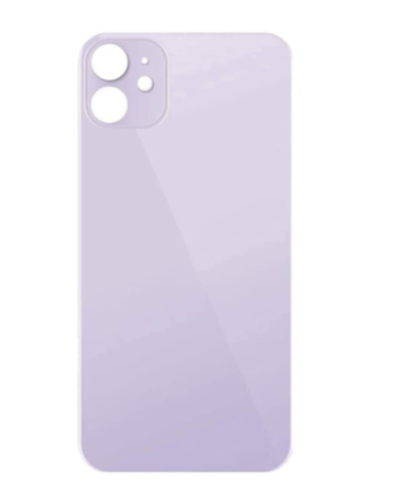 Back Glass with Bigger Camera Hole for iPhone 11 (NO LOGO) (PURPLE)