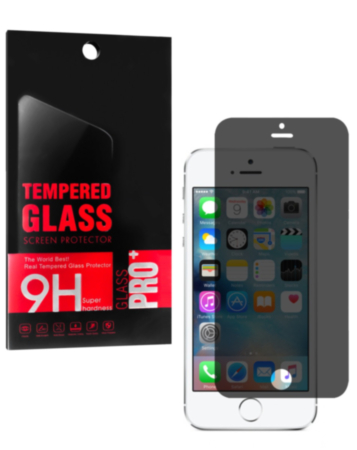 Privacy Tempered Glass for iPhone 5SE / 5S / 5 / 5C (2.5D / 1 Piece)