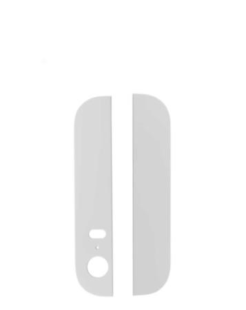 Back Glass Set for iPhone 5S (Top & Bottom) (WHITE)