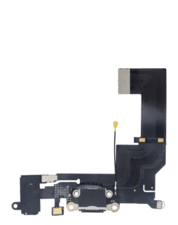 Charging Port Flex Cable for iPhone 5SE (BLACK) (Premium)