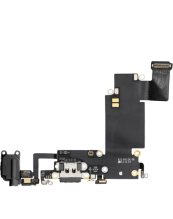 Charging Port Flex Cable for iPhone 6S Plus (BLACK) (Premium)