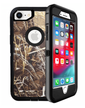 Heavy Duty Case for iPhone 7 / 8 (CAMO BLACK) (Only Ground Shipping)