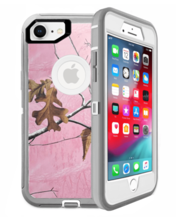 Heavy Duty Case for iPhone 7 / 8 (CAMO PINK) (Only Ground Shipping)