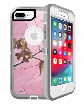 Heavy Duty Case for iPhone 8P / 7P (CAMO PINK) (Only Ground Shipping)