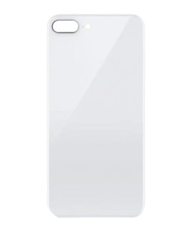 Back Glass with Bigger Camera Hole for iPhone 8 Plus (NO LOGO) (SILVER)
