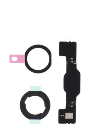 Home Button Holding Bracket with Rubber Gasket for iPad 10.2 7 / 8 / 9 / iPad 6 (2018) / iPad 5 (2017)