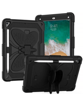 Protective Butterfly Stand Desing Case - BLACK for iPad 10.2" (7th / 8th / 9th) / Air 3 / Pro 10.5 (Only Ground Shipping)