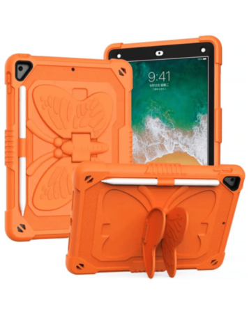 Protective Butterfly Stand Desing Case - ORANGE for iPad 5 (2017) / iPad 6 (2018) / Air 1 / Air 2 / Pro 9.7 (Only Ground Shipping)
