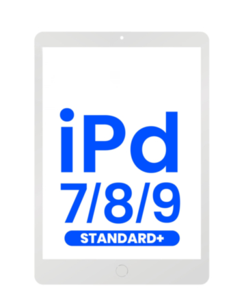 Standard+ Digitizer for iPad 7 (2019) / iPad 8 (2020) / iPad 9 (2021) (SILVER) (Home Button Pre-Installed)