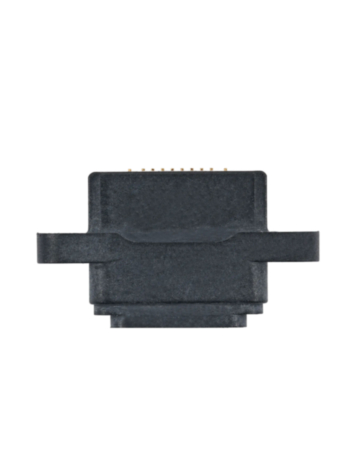 Charging Port Only for iPad Air 1 / 5 (2017) / iPad 6 (2018) / iPad 7 (2019) / iPad 8 (2020) / iPad 9 (2021) (Soldering Required) (BLACK) (Pack of 10)