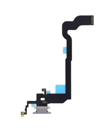 Charging Port Flex Cable for iPhone X (WHITE) (Premium)