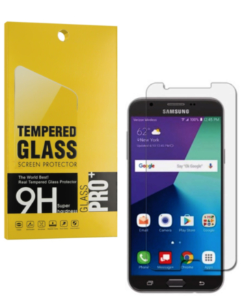 Clear Tempered Glass for Galaxy J727 (Case Friendly / 2.5D / 1 Piece)