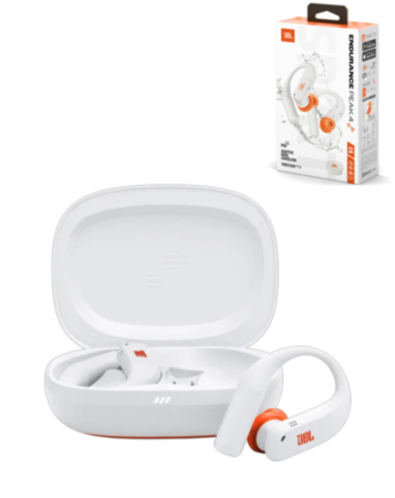 JBL Endurance Peak 4 Noise Cancelling with Smart Ambient Wireless Headphones (WHITE) (Only Ground Shipping)