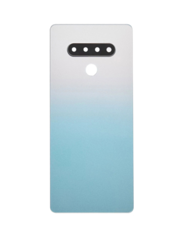 Back Cover Glass with Camera Lens for LG Stylo 6 / K71 (Blue)