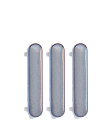 Hard Buttons (Power / Volume) for LG Stylo 7 (Silver) (3 Piece Set)