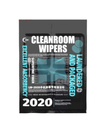 LuoWei 2020 Washed Twice Using Superfine Anti Static Dust-free Cleaning Cloth (400 Pcs)