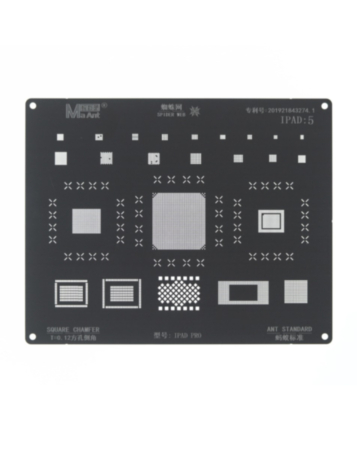 MaAnt 0.12mm Square Chamfer BGA Reballing Stencil for iPad Mini 1 / iPad 2 (Not Returnable)