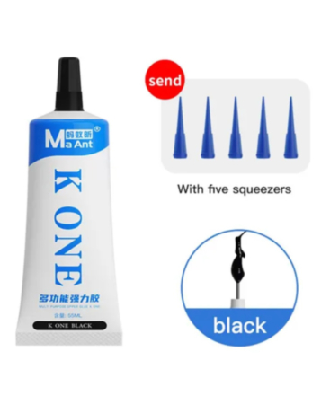 MaAnt K ONE Multifunctional Adhesive Waterproof Insulation Glue (55ml) (BLACK)