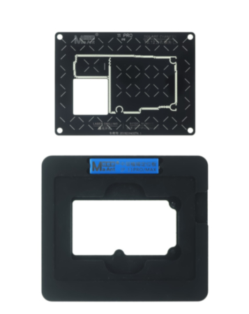 MaAnt 0.12mm Motherboard Middle Layer BGA Reballing Stencil Platform Set for iPhone 11 Pro / 11 Pro (Not Returnable)