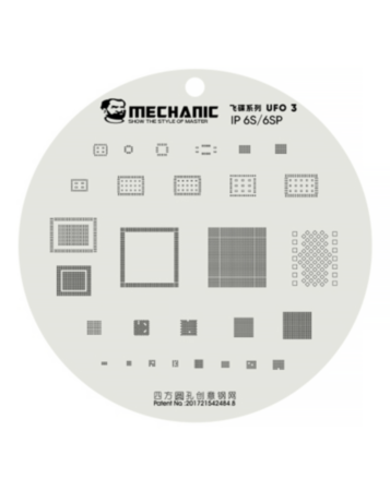 MECHANIC UFO 3 Series CPU BGA Reballing Planting Tin Plate For iPhone 6S / 6S Plus (Not Returnable)