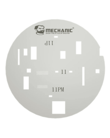 MECHANIC UFO Screen Protection Planting Tin Steel Stencil For iPhone 11 / 11P / 11PM (Not Returnable)