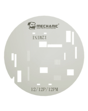 MECHANIC UFO Screen Protection Planting Tin Steel Stencil For iPhone 12 Mini / 12 / 12P / 12PM (Not Returnable)