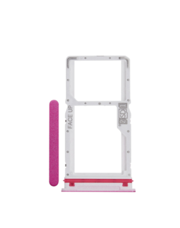 Sim Card Tray for Motorola Moto G37 Power (XT2625 / 2026) (FUCHSIA RED)