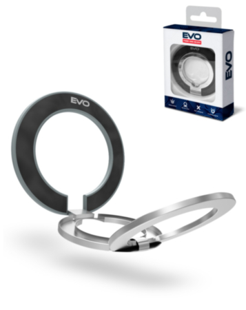 EVO PO2 Magnetic Phone Ring Compatible with Wireless Charging - BLUE (Only Ground Shipping)