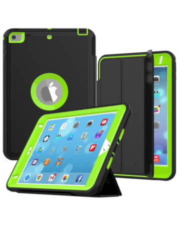 Full Body Protective Case - GREEN for iPad Mini 4 / Mini 5 (Only Ground Shipping)
