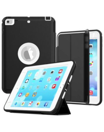 Full Body Protective Case - SILVER for iPad Mini 4 / Mini 5 (Only Ground Shipping)