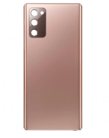 Back Glass with Camera Lens and Adhesive for Galaxy Note 20 (NO LOGO) (MYSTIC BRONZE)