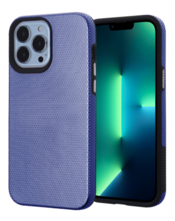 Shock Absorption Protective Dual Layer Case - NAVY BLUE for iPhone 12 / 12 Pro (Only Ground Shipping)